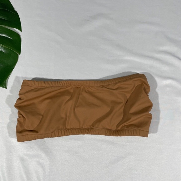 NEW Nubian Skin [ Small ] Naked Bandeau Bra in‎ Cafe au Lait - Picture 2 of 10